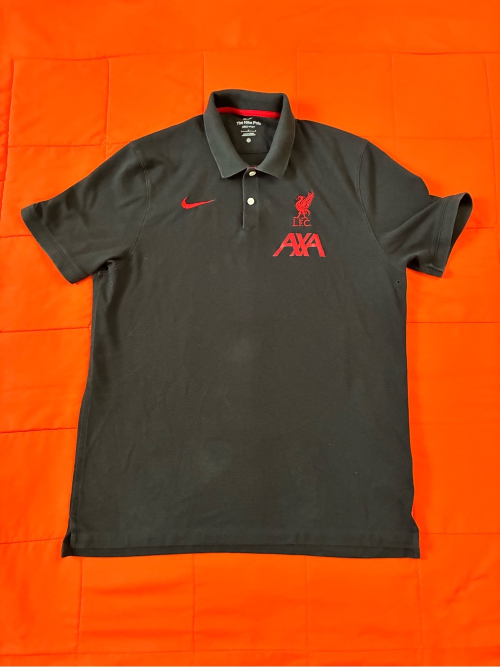 Nike Liverpool FC AXA Soccer Polo Shirt Mens Large FV7770-011